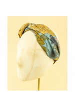 Powder Elasticated Trailing Wisteria Headband - Ice SS22